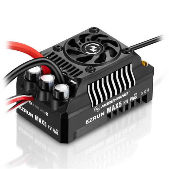 Hobbywing Ezrun MAX5 HV Plus G2 ESC 300 Amp, 6-12s LiPo, BEC 6A
