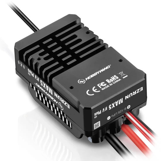 Hobbywing Ezrun MAX5 HV Plus G2 ESC 300 Amp, 6-12s LiPo, BEC 6A