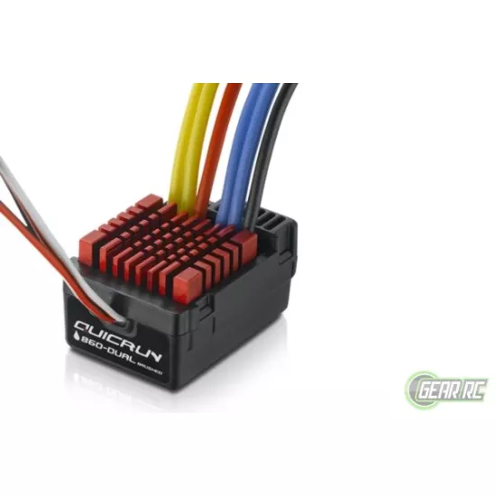 Hobbywing QuicRun 860 Dual, 60A, Brushed ESC, 1/8