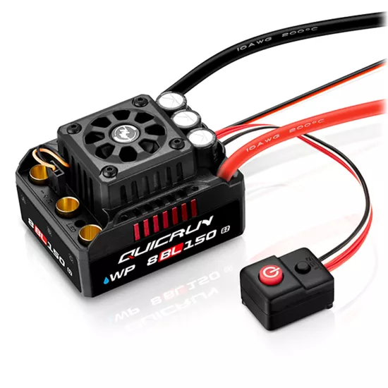 Hobbywing QuicRun WP8BL150 G2 Brushless ESC 150A 3-6s for 1:8