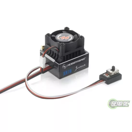 Hobbywing XeRun XR10 Justock 1/10 ESC, 60A, Black