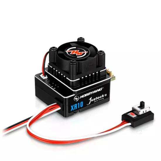Hobbywing XeRun XR10 G3 Justock 1/10 ESC, 60A, Black