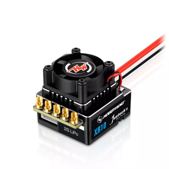 Hobbywing XeRun XR10 G3 Justock 1/10 ESC, 60A, Black