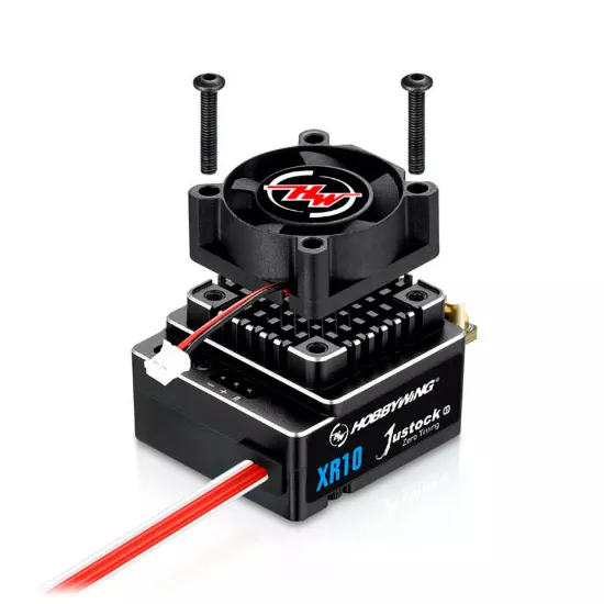 Hobbywing XeRun XR10 G3 Justock 1/10 ESC, 60A, Black