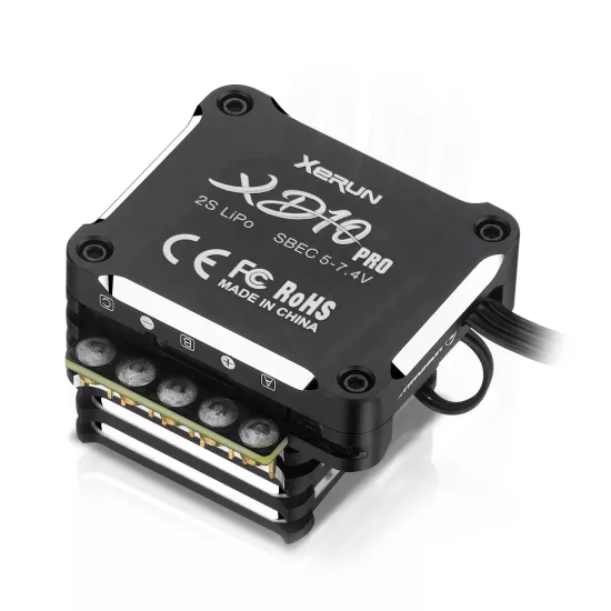Hobbywing Xerun XD10 Pro Black Brushless ESC 100A, 2s LiPo