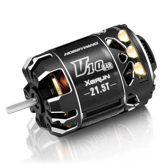 Xerun V10 Brushless Motor G4R (2-3s) 21.5T Sensored 1:10