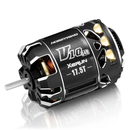 Xerun V10 Brushless Motor G4R (2-3s) 17.5T Sensored 1:10