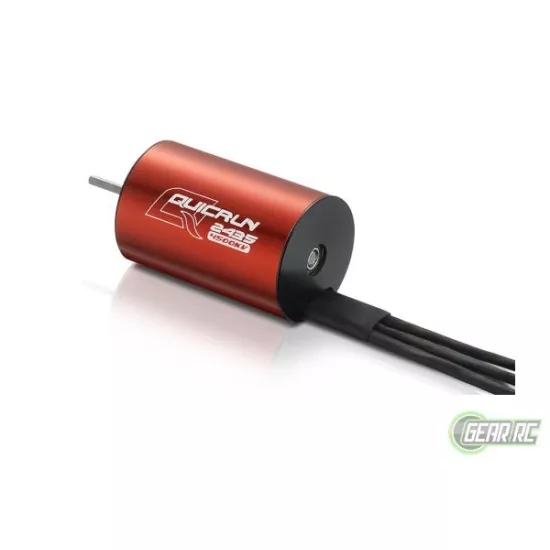 Hobbywing QuicRun 2435SL, 4500kv, Red G2 Shaft D2.3