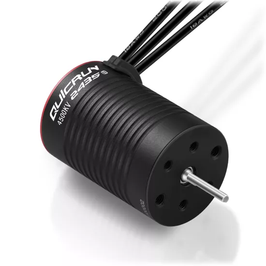 Hobbywing QuicRun 2435SL 4500kV RED G3 SE Sensorless Motor for 1:16, 1:18