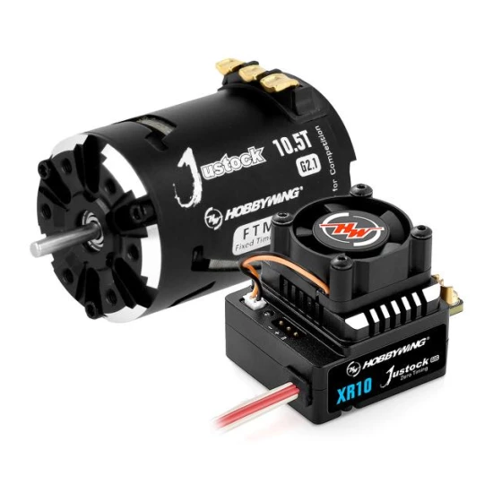 Hobbywing Xerun Justock Combo G3S and 10.5 Turn 4000kV for 1:10 Stock,Drift