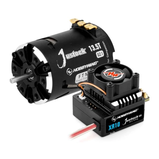 Hobbywing Xerun Justock Combo G3S and 13.5 Turn 4000kV for 1:10 Stock