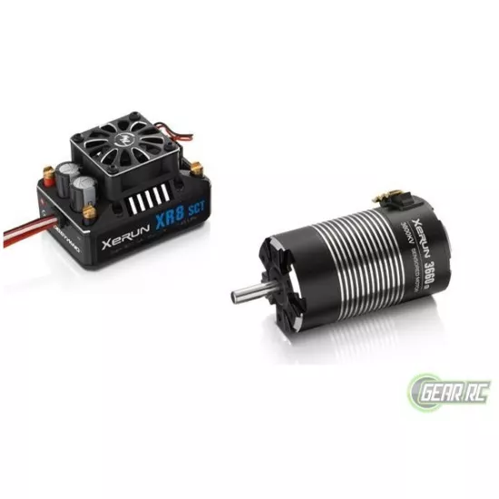 Hobbywing Combo XR8 SCT 3652SD B, 3800kv