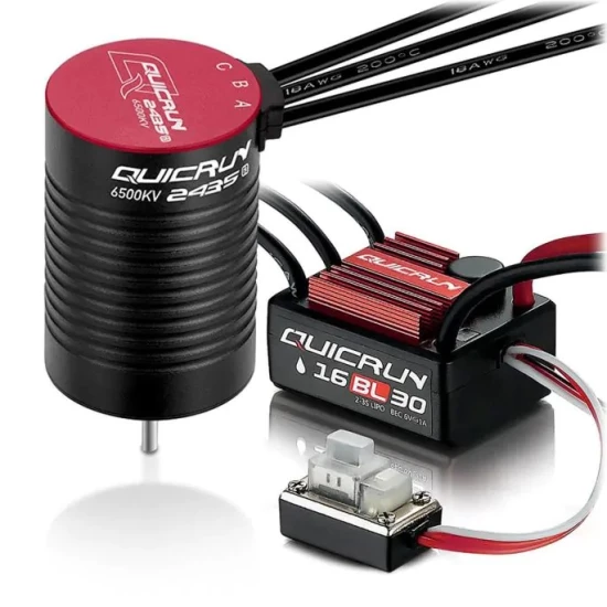 Hobbywing Combo WP16BL30 2435SL-6500kV-G3