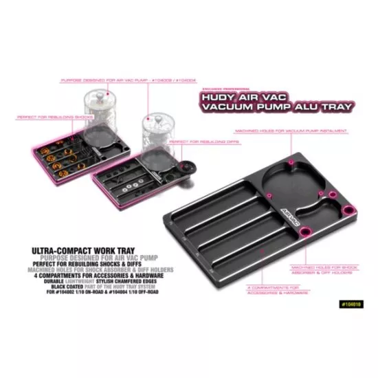 Hudy Air Vac - Vacuum Pump Alu Tray