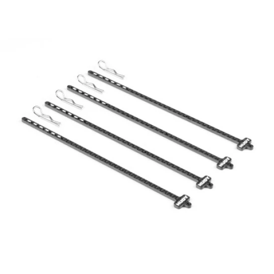 HUDY CARBON TIRE STICK 1/10 ON-ROAD & OFF-ROAD WHEELS WITH 4MM MOUNTING HOLE (4)