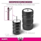HUDY CARBON TIRE STICK 1/10 ON-ROAD & OFF-ROAD WHEELS WITH 4MM MOUNTING HOLE (4)