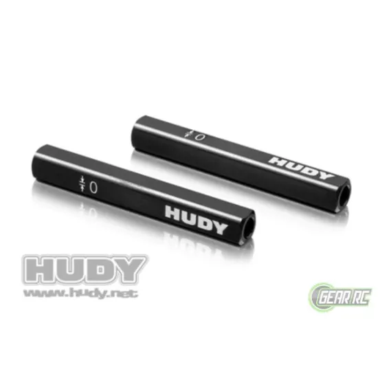 DOWNSTOP GAUGE SUPPORT BLOCKS 10MM - 1/8 ON-ROAD & 1/10 NITRO (2)