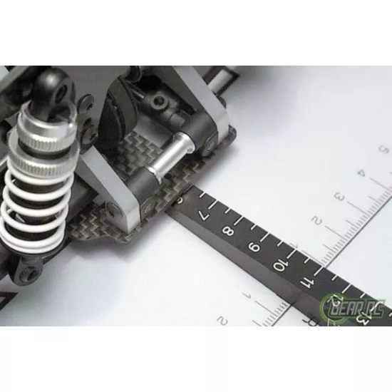 HUDY RIDE HEIGHT GAUGE 1.0~15.0MM - 1/8 ON-ROAD, 1/10 NITRO & 1/10 OFF-ROAD CARPET