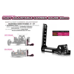 HUDY ADJUSTABLE CAMBER GAUGE 80MM