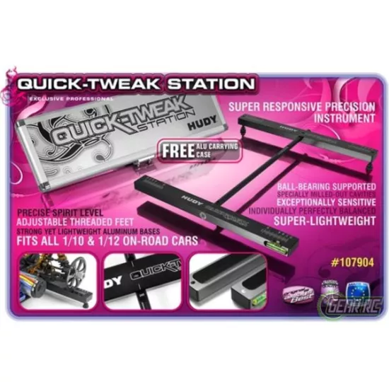 Hudy Quick-Tweak Station + Alu Carry Case, H107904