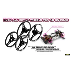 ALU SET-UP WHEEL FOR 1/8 ON-ROAD (4)