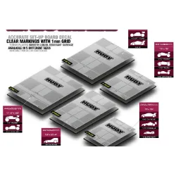 PLASTIC SET-UP BOARD DECAL 449x562mm - 1/8 OFF-ROAD & TRUGGY