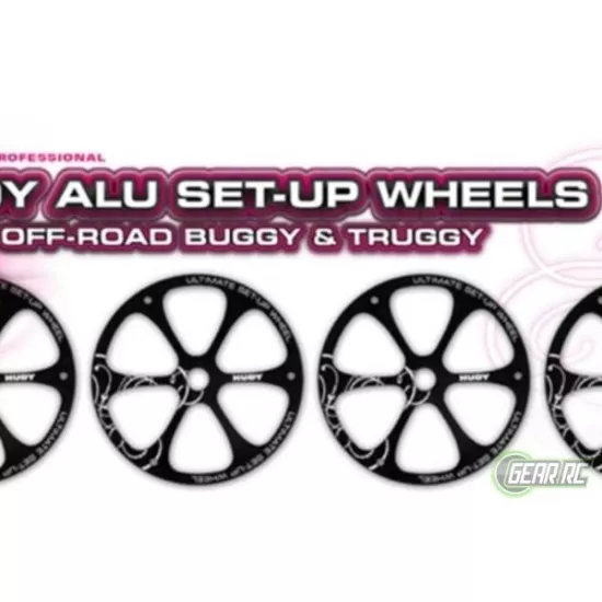 Alu Set-Up Wheel For 1/8 Off-Road (4), H108870