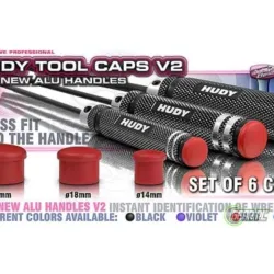 Cap For 22mm Handle Black 6pcs