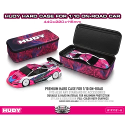 Hudy Hard Case - 440X220X115Mm - 1/10 On-Road Car