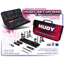 Hudy Set-Up Bag For 1/8 On-Road Cars - Exclusive Edition