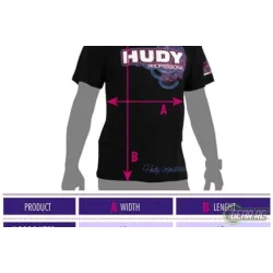 HUDY T-SHIRT - BLACK (XXL)