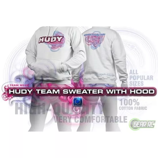 Hudy Sweater Hooded - White (Xxxl)
