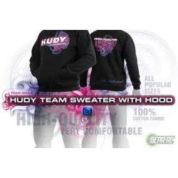 Hudy Sweater Hooded - Black (Xxxl)