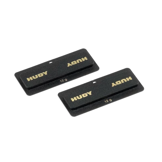 Hudy Lipo Chassis Balancing Weights 12G - Low Cg (2), H293090