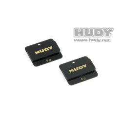 HUDY LIPO CHASSIS BALANCING WEIGHTS 6g - LOW CG (2)