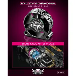 HUDY ALU RC FAN 30MM - SIDE MOUNT 2 HOLE