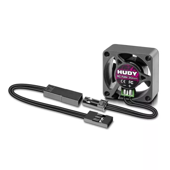 HUDY BRUSHLESS RC FAN 30MM - WITH EXTERNAL SOLDERING TABS