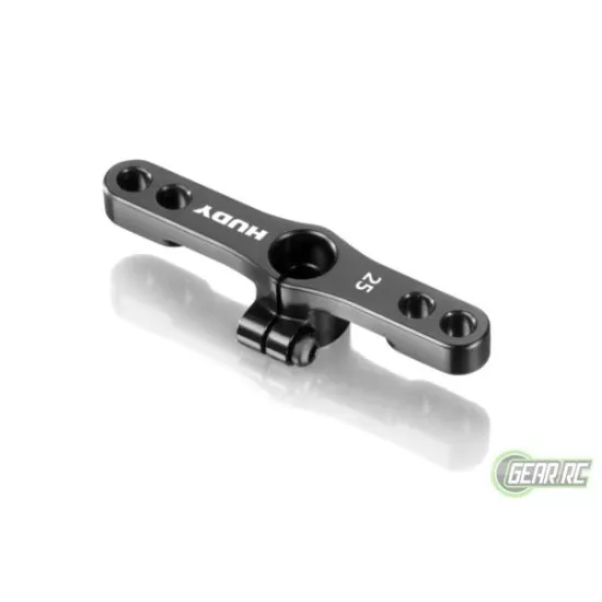 ALU CLAMP THROTTLE SERVO HORN - FUTABA, SAVÖX - 2-HOLE - 25T