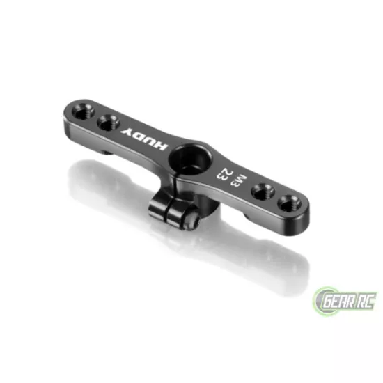 ALU CLAMP THROTTLE SERVO HORN - KO PROPO, SANWA - 2-HOLE - M3 - 23T
