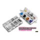 HUDY TINY ONE-PIECE HARDWARE BOX - 8-COMPARTMENTS