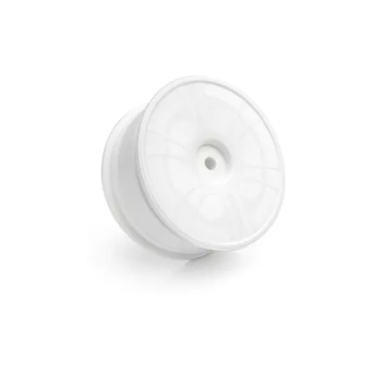 Hudy 24mm Wheels Starburst Aerodisk White Soft (4), H803013