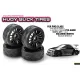HUDY 1/10 Slick Tires Right & Left (2+2)