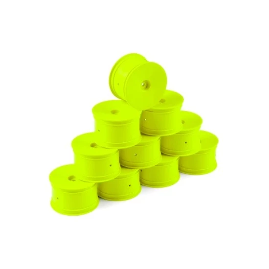 HUDY 1/10 OFF-ROAD WHEEL - 2WD/4WD – REAR – YELLOW (10)
