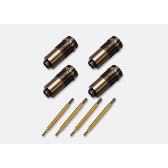 1/10 Aluminum GTR Shock Bodies w/ TiN Shafts (4)