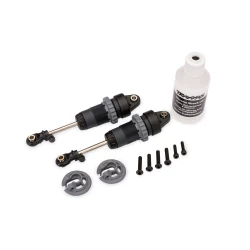 Shocks, GTR long (steel gray) (assembled, without springs) (2)