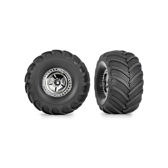 Tires & wheels, assembled (chrome 1.2