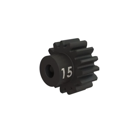 Gear, 15-T pinion (32-p), heavy duty (machined, hardened ste, #TRX3945X