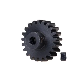 Gear, 21-T pinion (32-p), heavy duty (machined, hardened ste, #TRX3951X