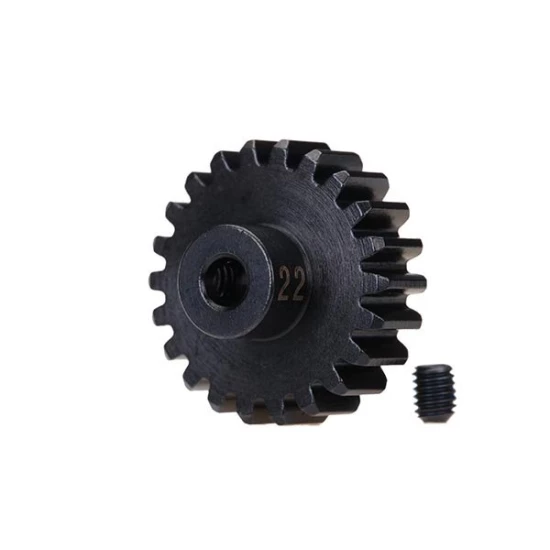 Gear, 22-T pinion (32-p), heavy duty (machined, hardened ste, #TRX3952X