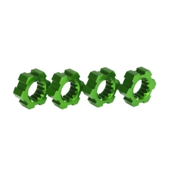24 mm groene aluminium gegroefde wielhex-naven (4)